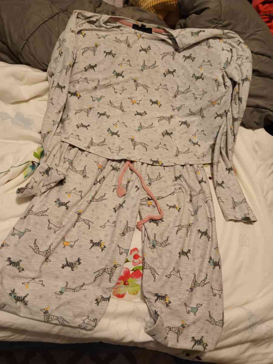 dog PJ size medium