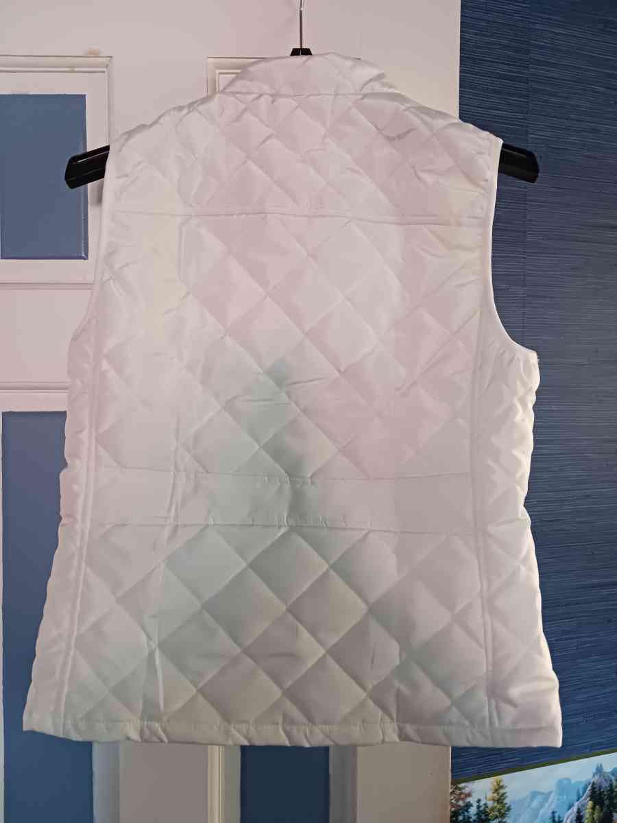 Ladies White Vest