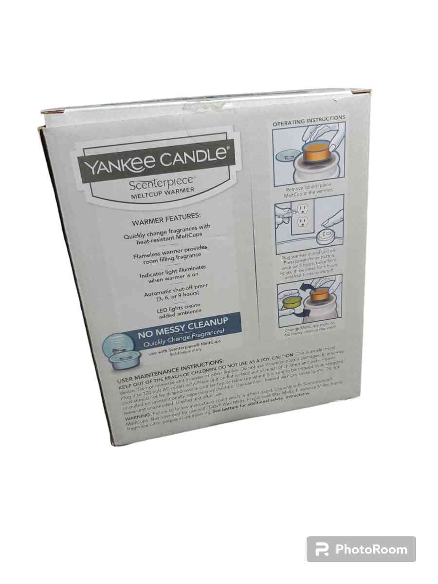 Yankee Candle scenterpiece meltcup warmer NIB