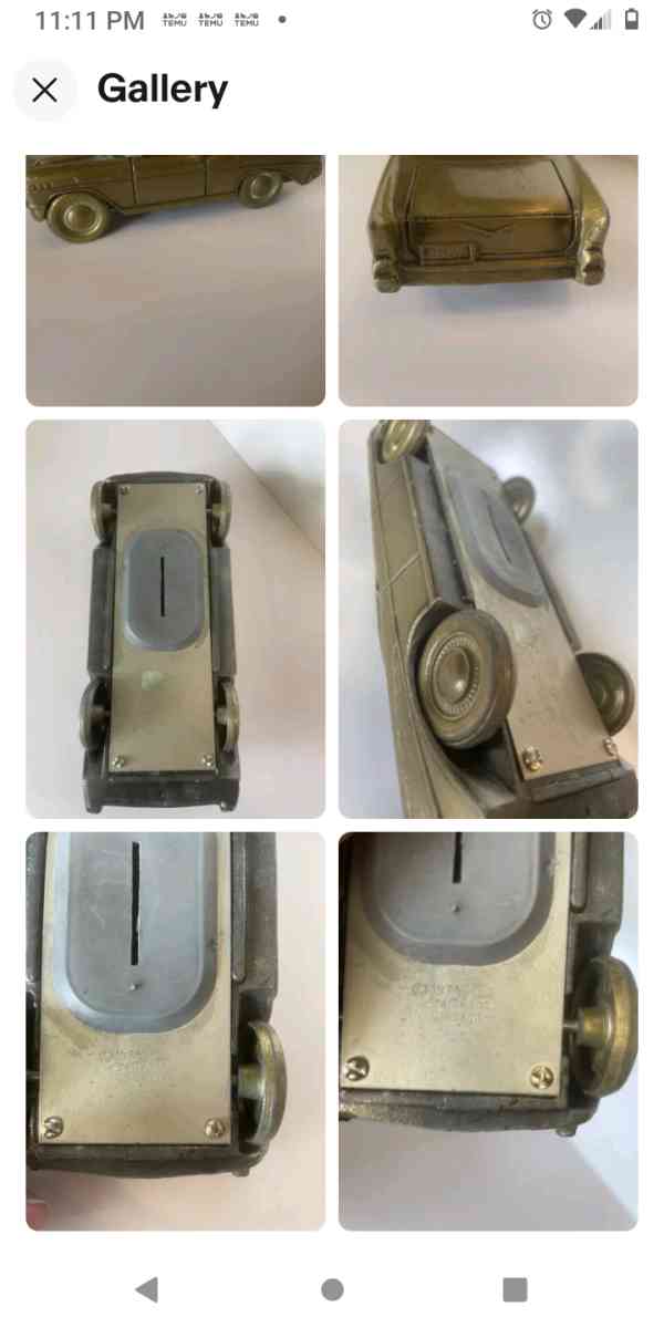 1957 Chevrolet Bel Aire piggy bank