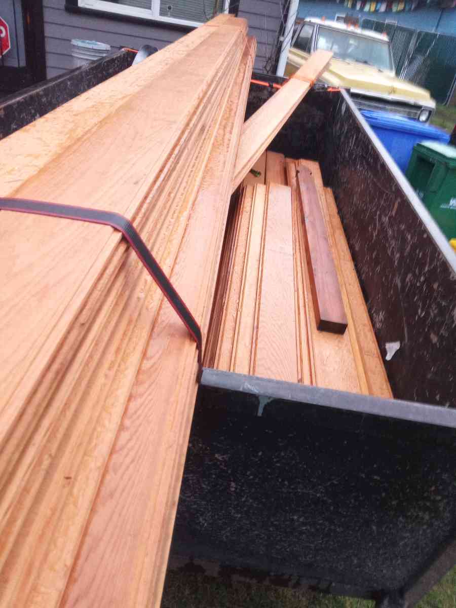 red cedar siding