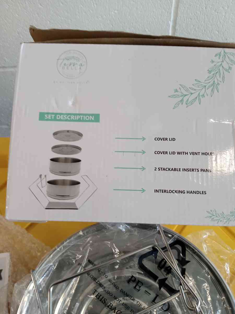 the lnsert pans of 3 compartments new TERRA BELLA