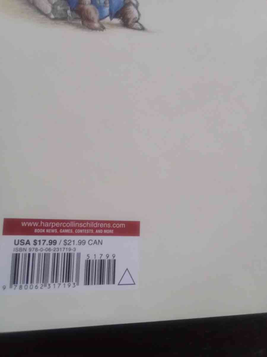 Paddington bear book hardcover