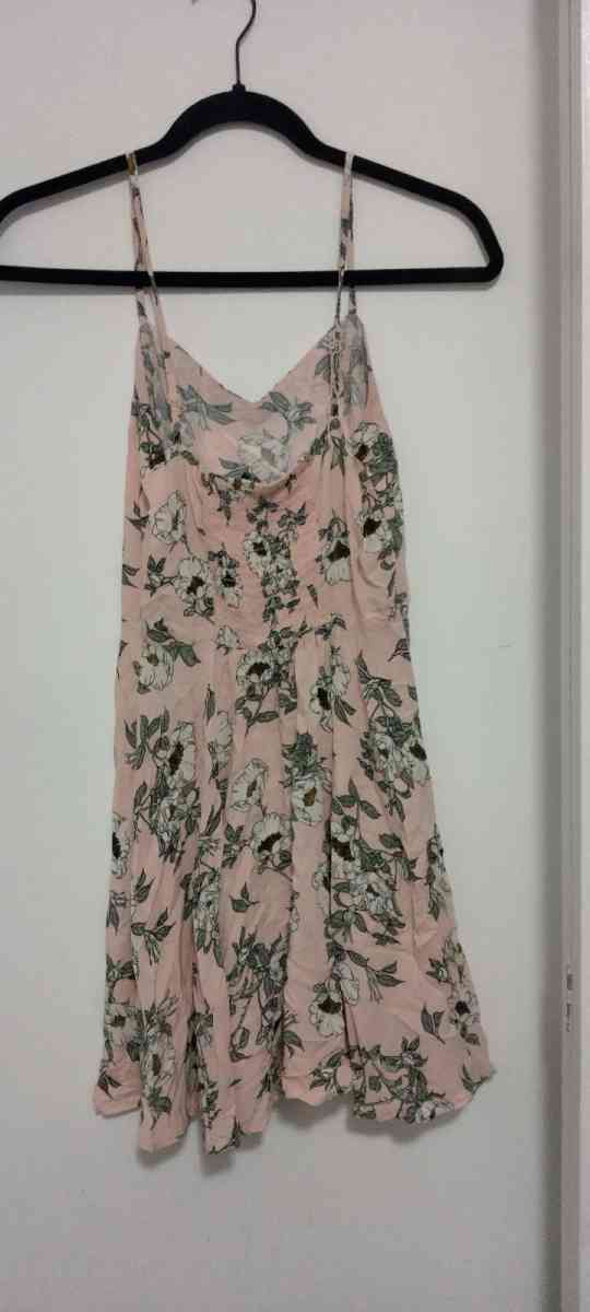Cotton On Pink Floral Spaghetti Strap Dress