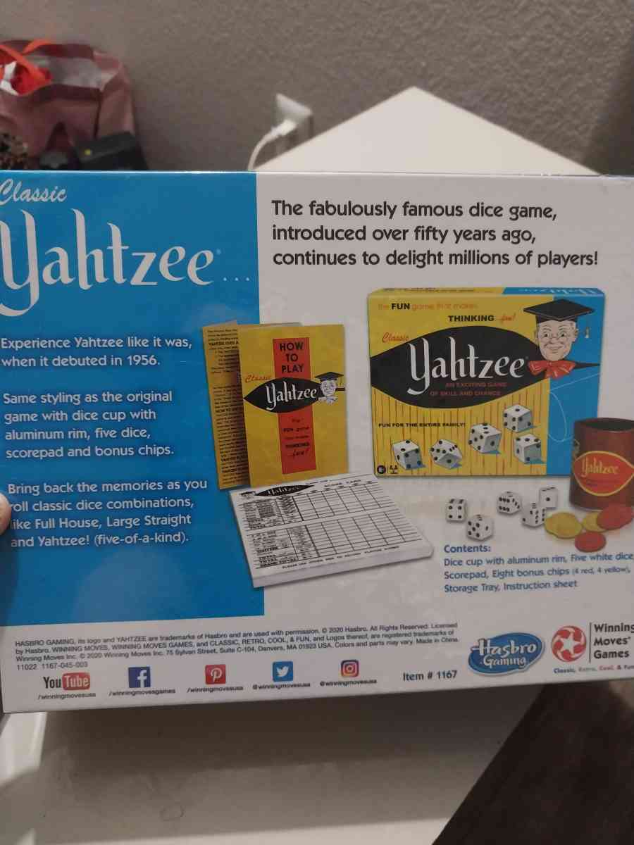 Classic Yahtzee