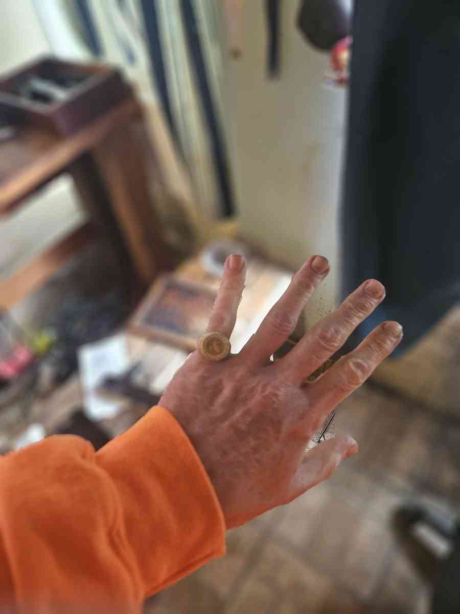 18 k 120ish yr old bicentennial ring 50 diamonds