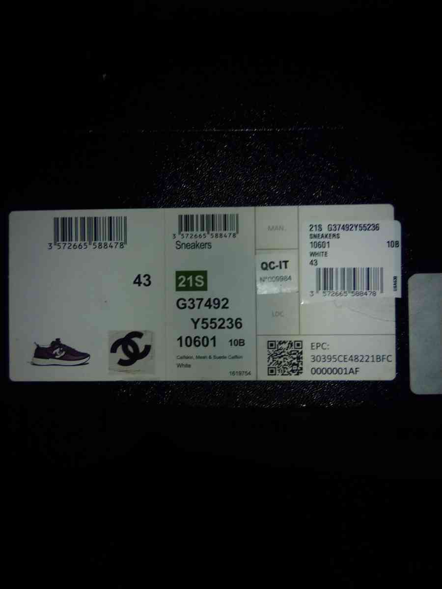 New Chanel Calfskin Mesh and Suede Calfskin White Shoes