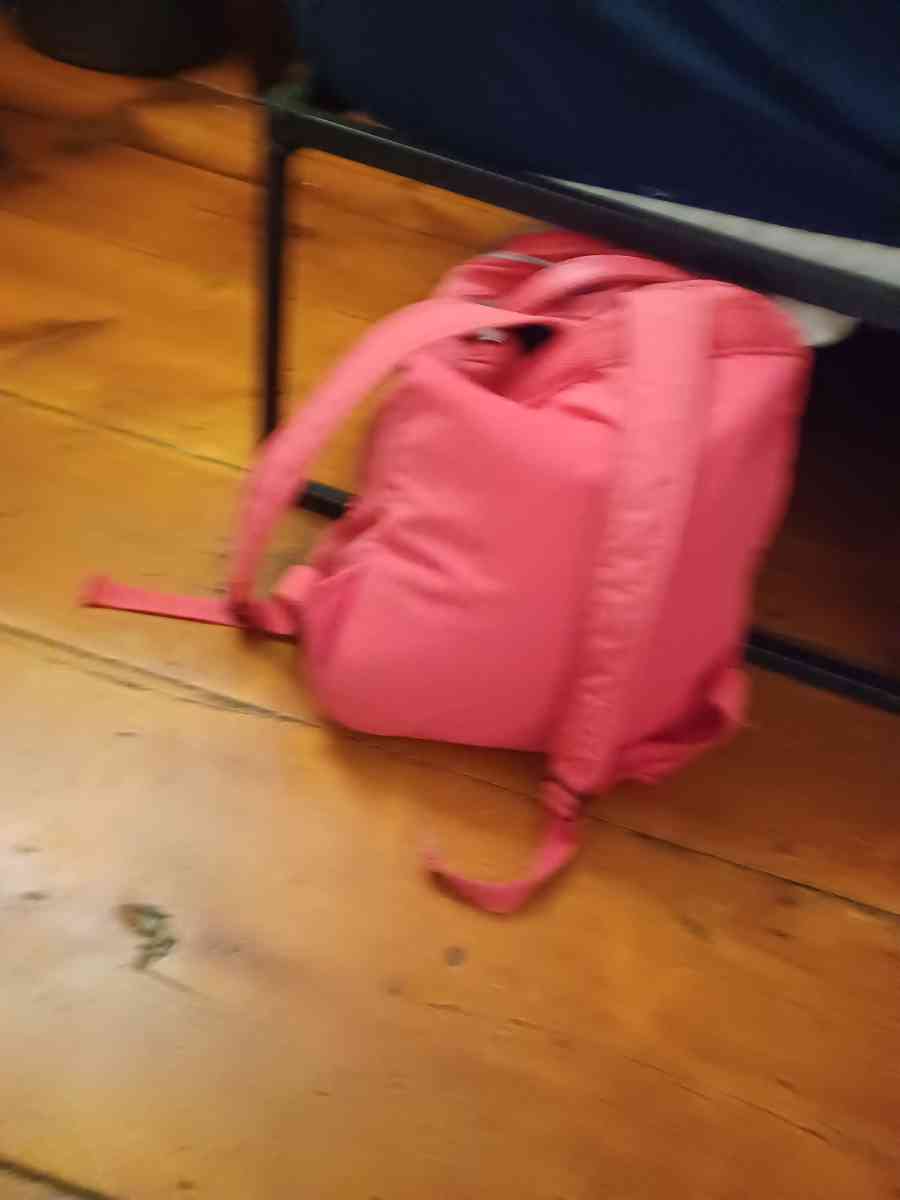 pink backpack