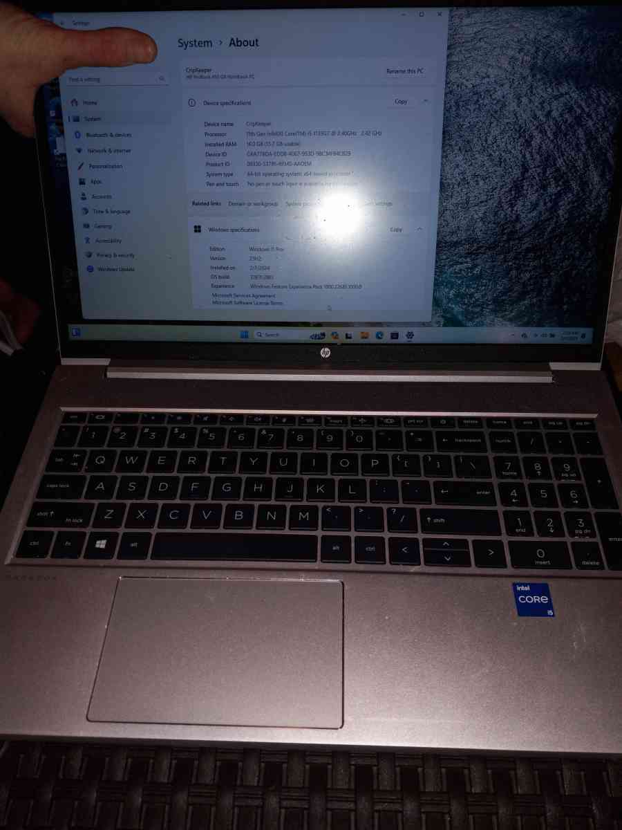 hp laptop computer