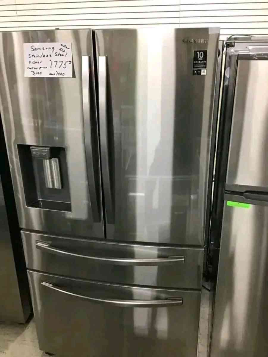 Samsung stainless steel 4 door refrigerator