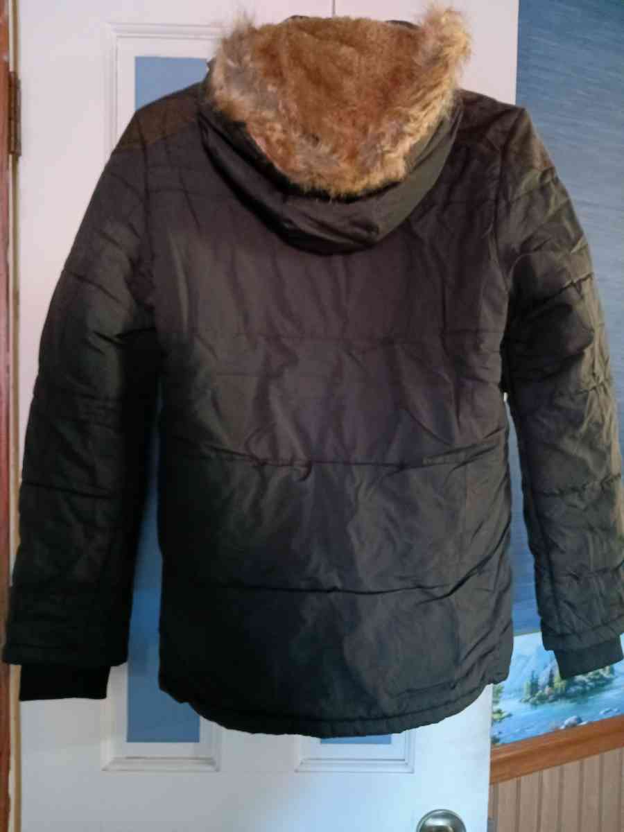 Black Fur Lined Coat