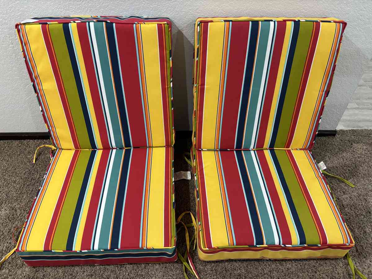 2 SUPER CUTE BRAND NEW LOUNGE CHAIR CUSHIONS