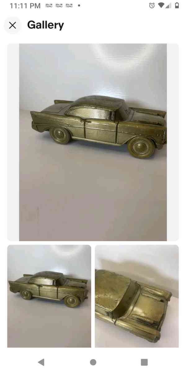 1957 Chevrolet Bel Aire piggy bank