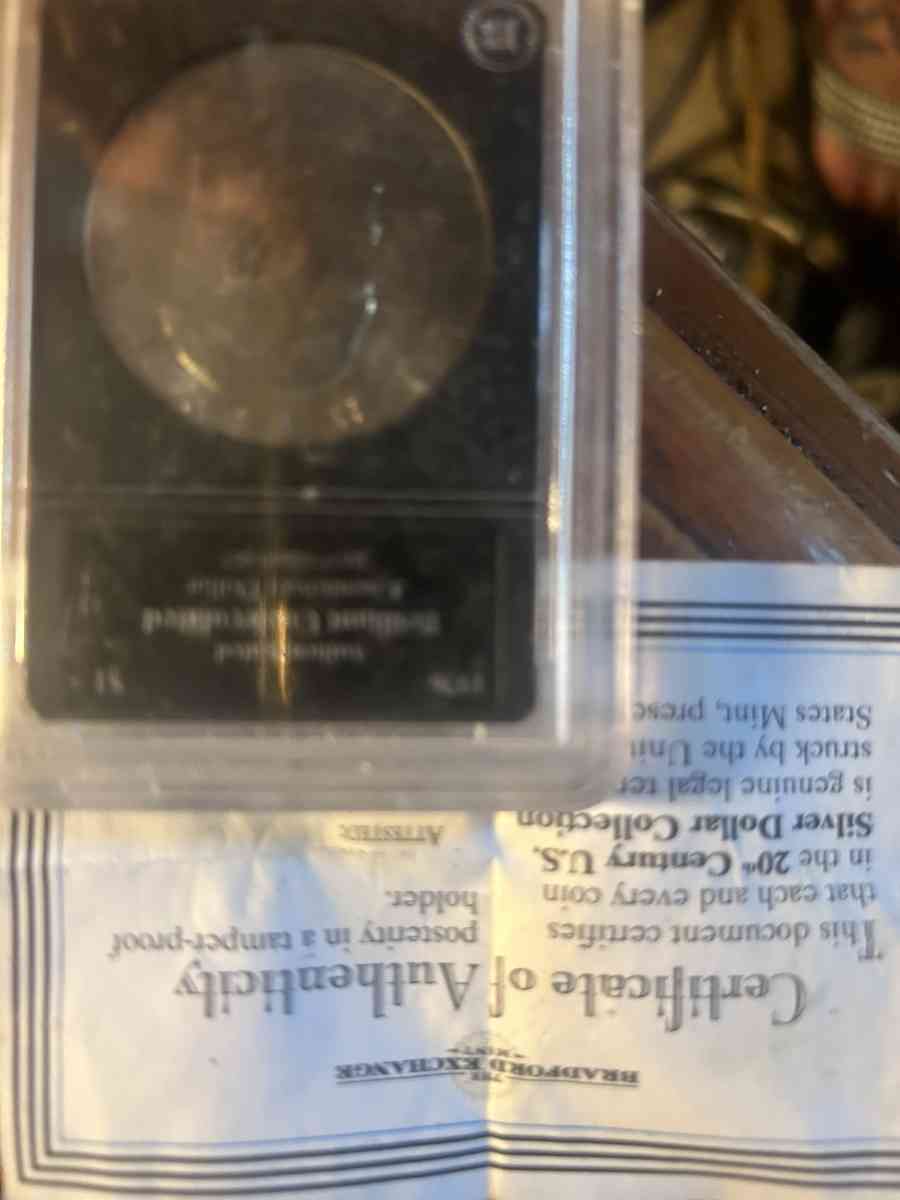 Authentic Uncirculated Eisenhower Dollar