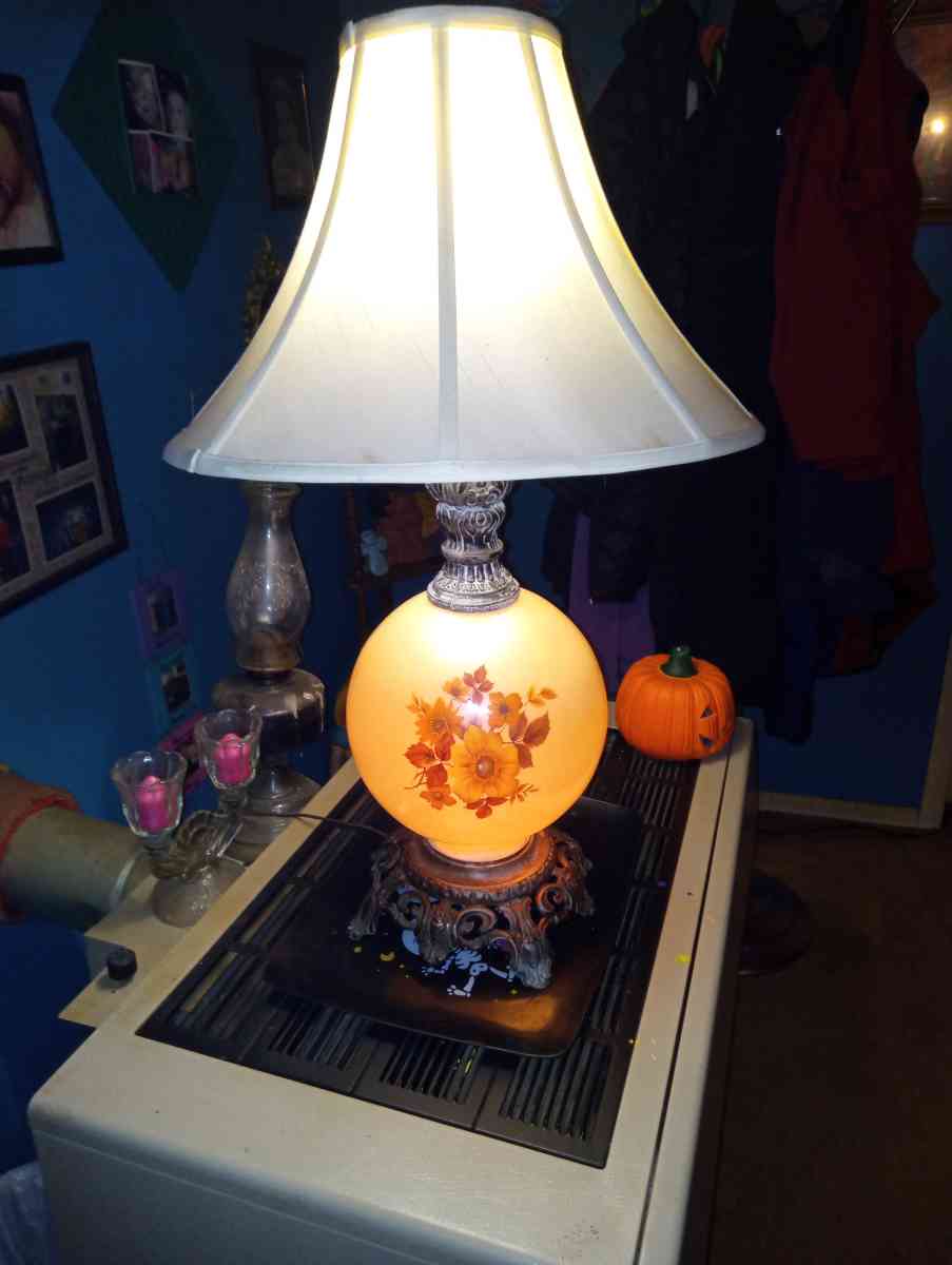 Vintage Brass Lamp 75 obo