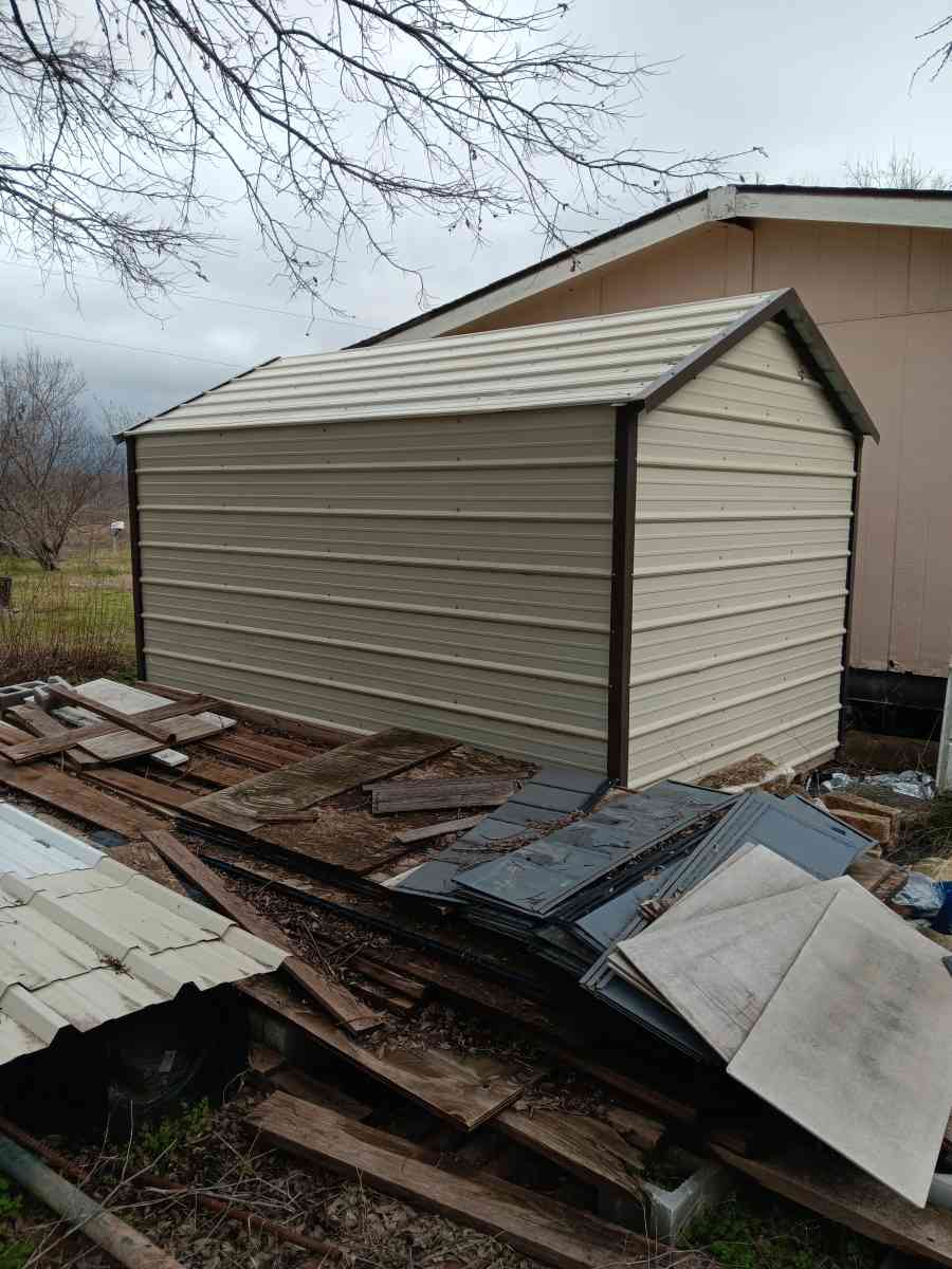 8 x12 utility shed derskin