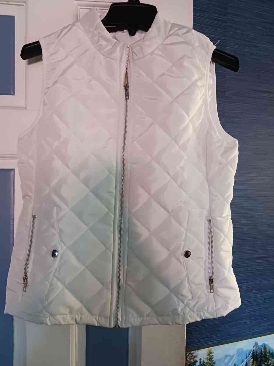 Ladies White Vest