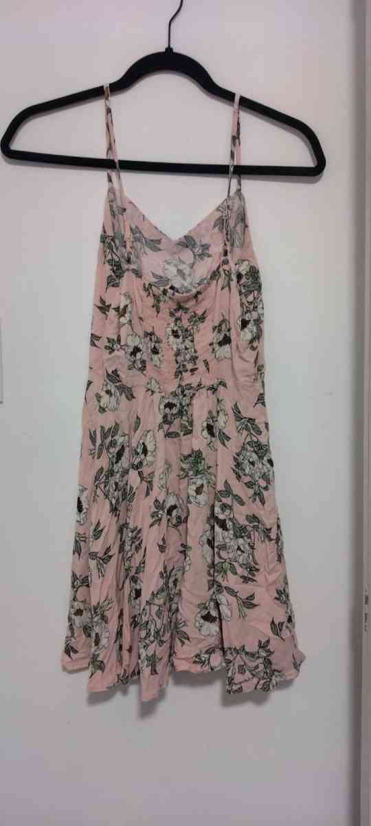 Cotton On Pink Floral Spaghetti Strap Dress