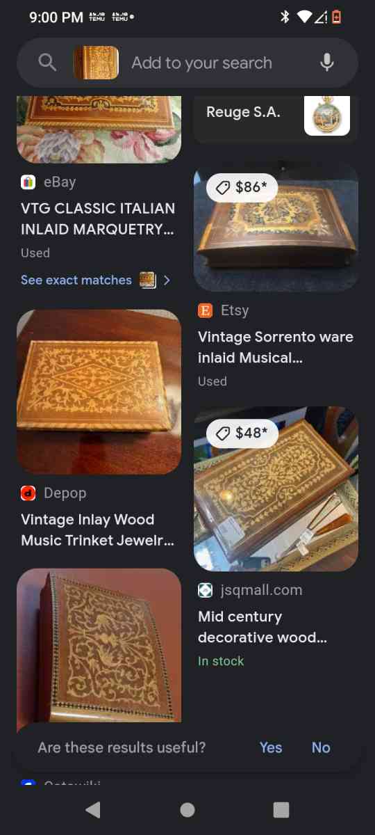 vintage jewelry box wood beautiful red velvet inside