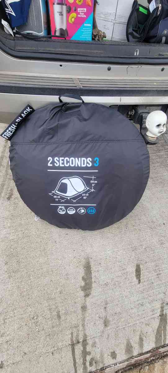2 seconds pop up tent