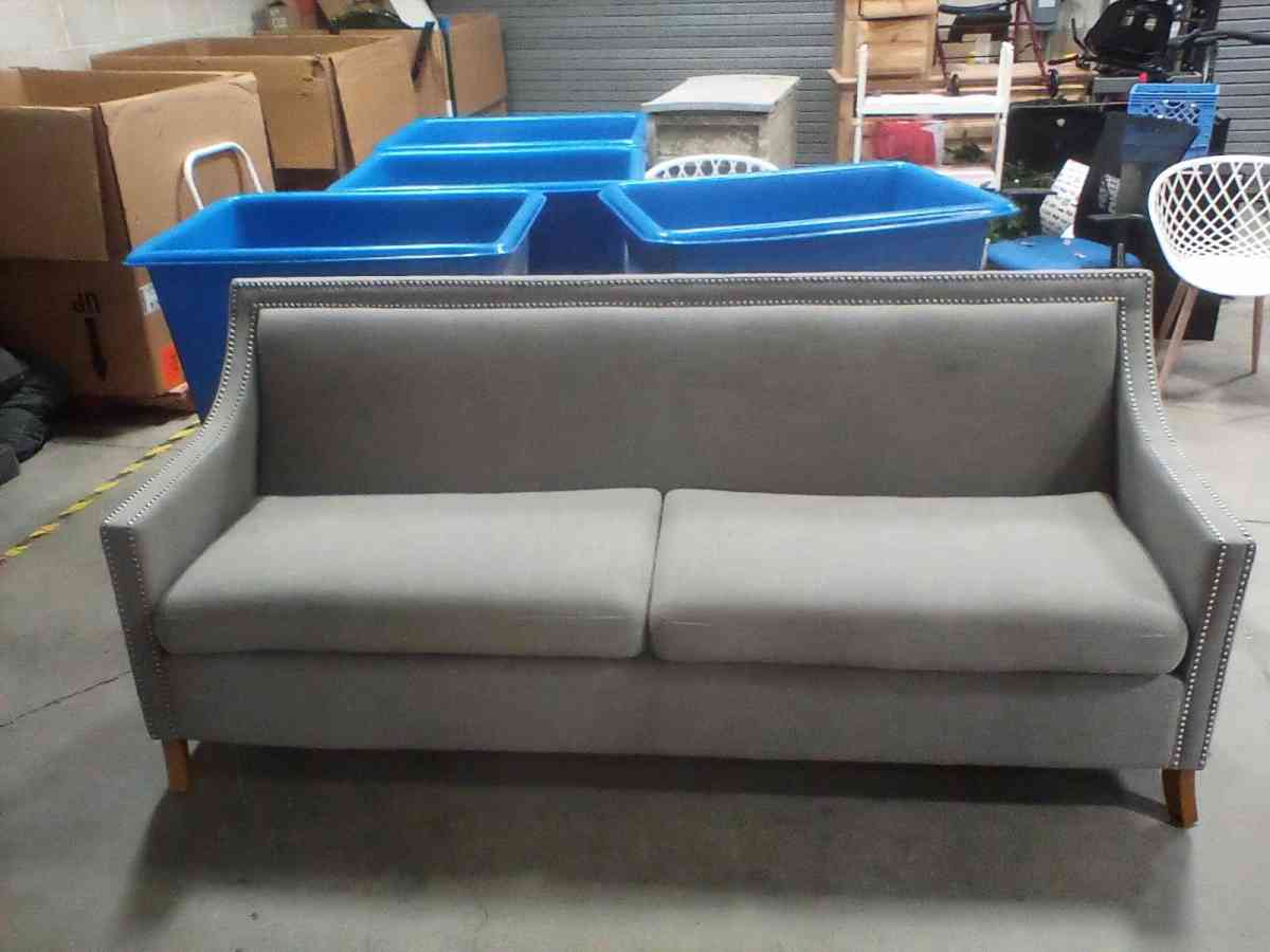 family smoke Grey deep sitting sofa