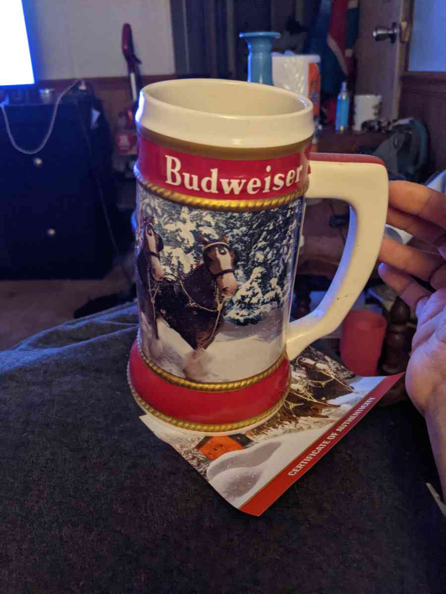 40th anniversary edition Budweiser stien