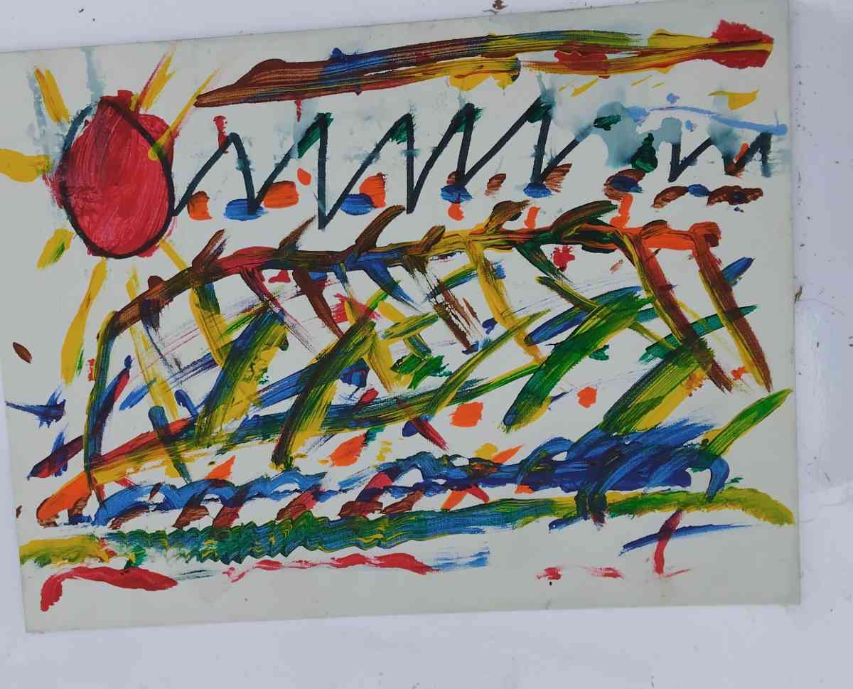 4 Mountain view Paintings