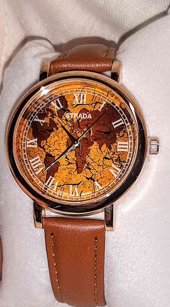 Strada World Map Watch