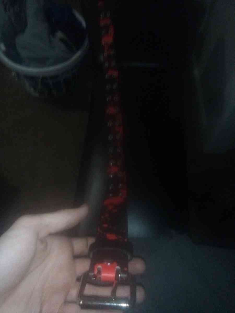 brand new small sized Zumiezs bloodstain belt