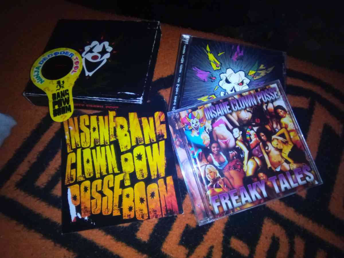 A total collection of Insane Clown Posse CDs including box s