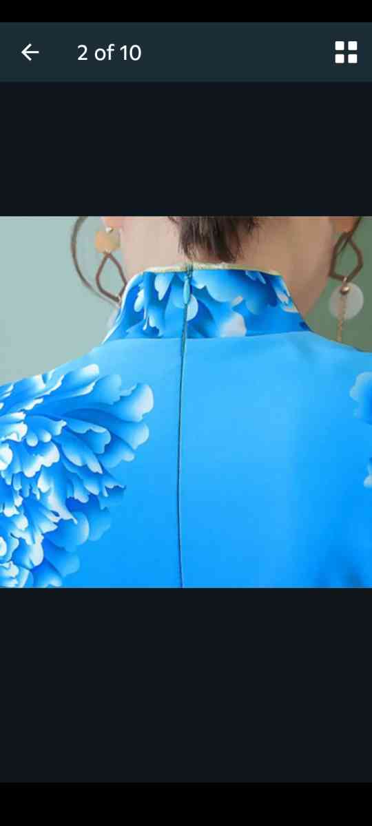 Blue Asain Womens Outfit