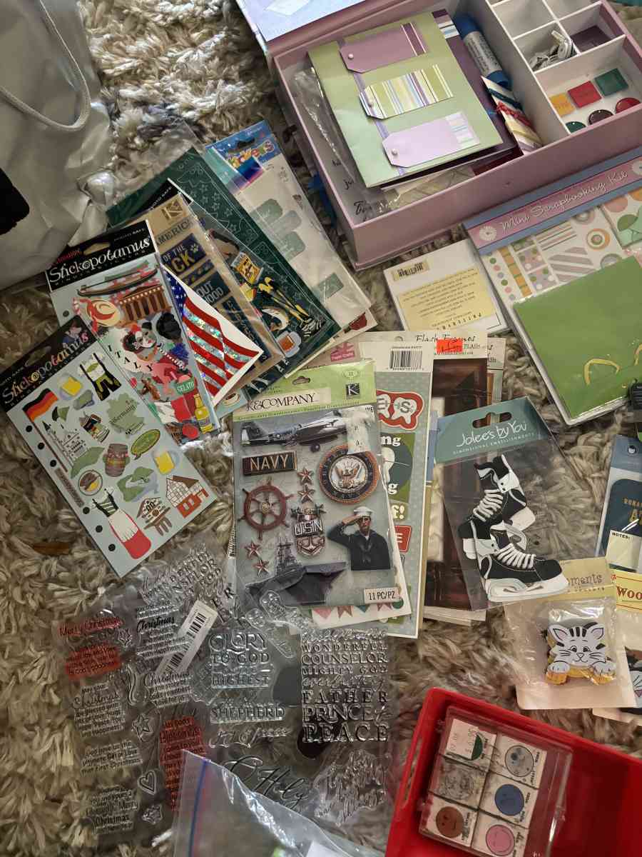 scrapbooking supplies