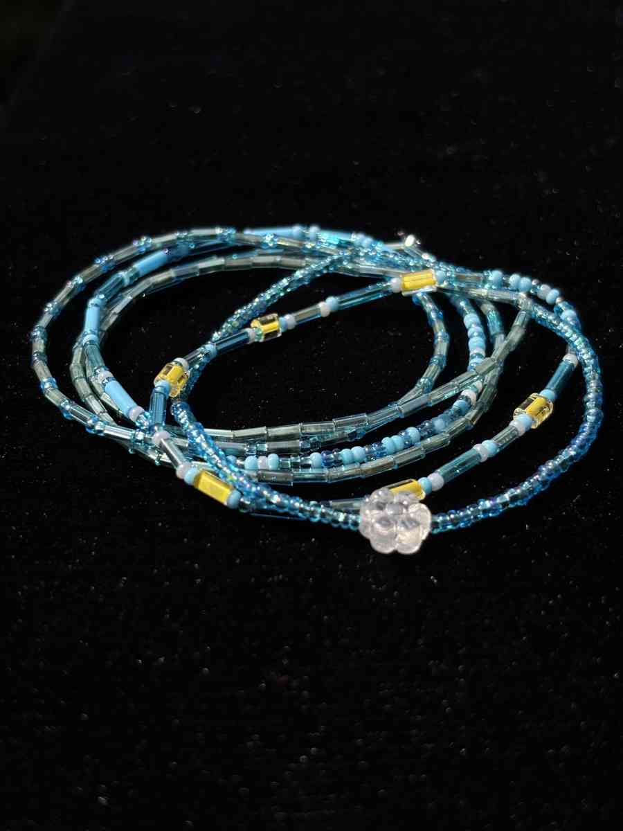 handmade set of 6 elastic bracelets