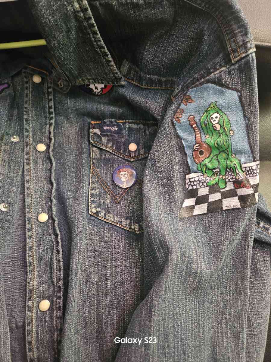 GRATEFUL DEAD Jean jacket 2xl