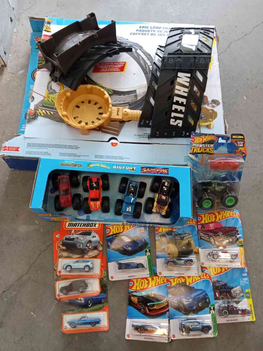 the monster trucks and ramp