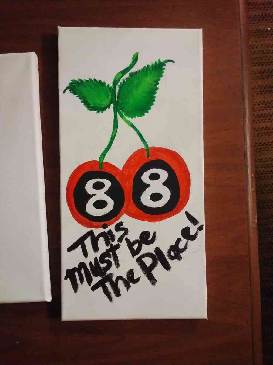 3 piece hand painted picture set