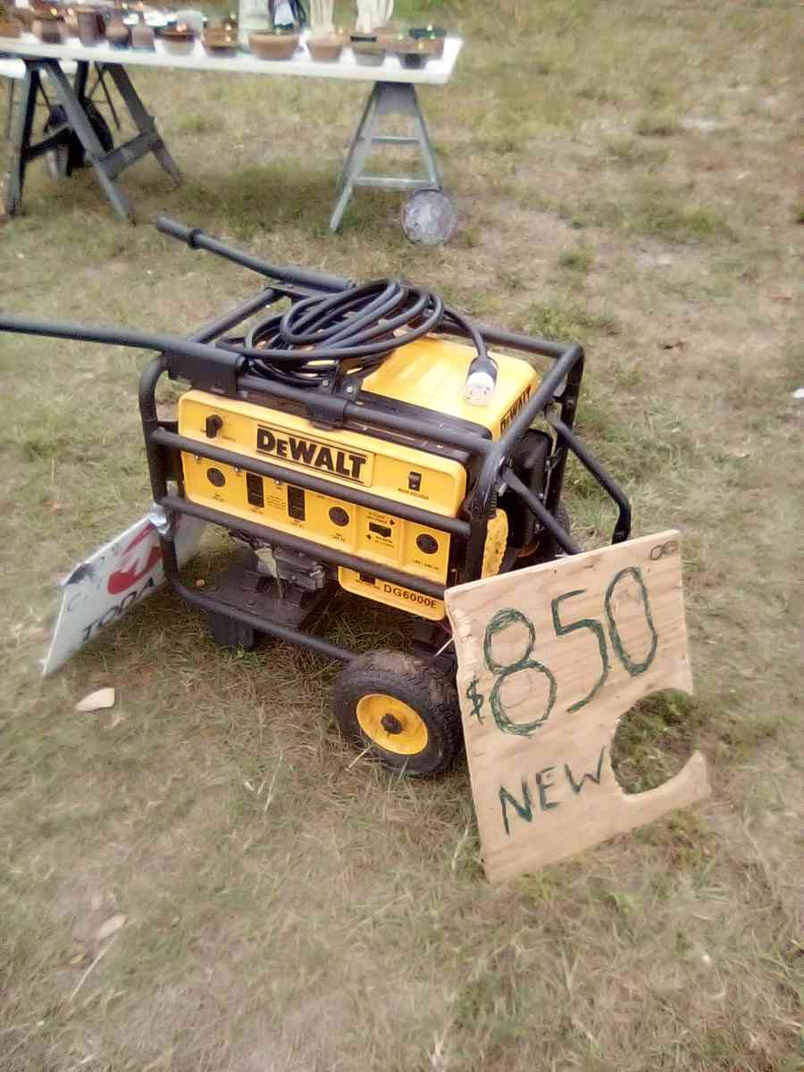 DeWalt DG 6000e fully functioning never used generator