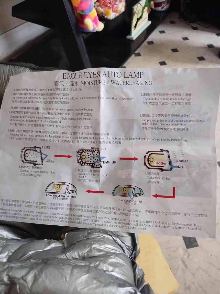 2011 BMW right side headlight