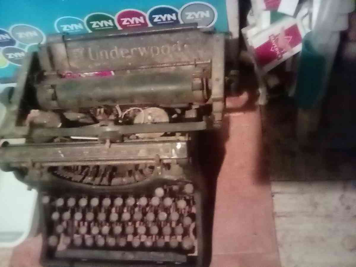 very old vintage antique typewriter