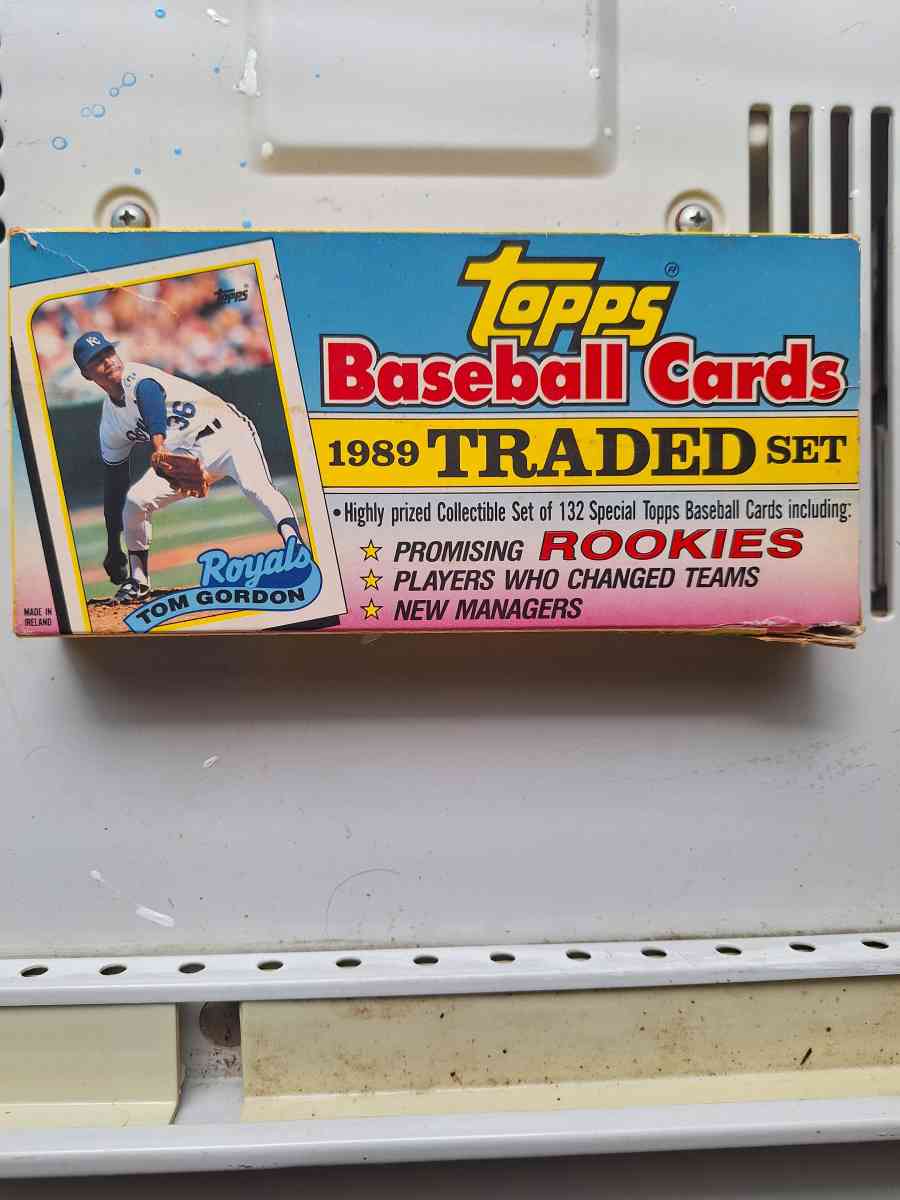 topps 1989 set never been taken out 3 boxes either