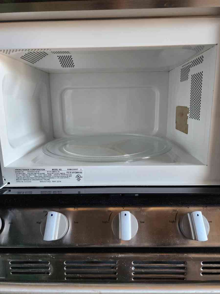 VIKING OVER THE RANGE MICROWAVE
