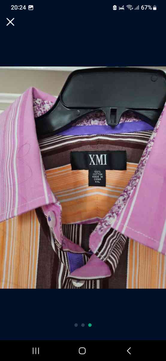 2 Mens Dress Shirts 2XL