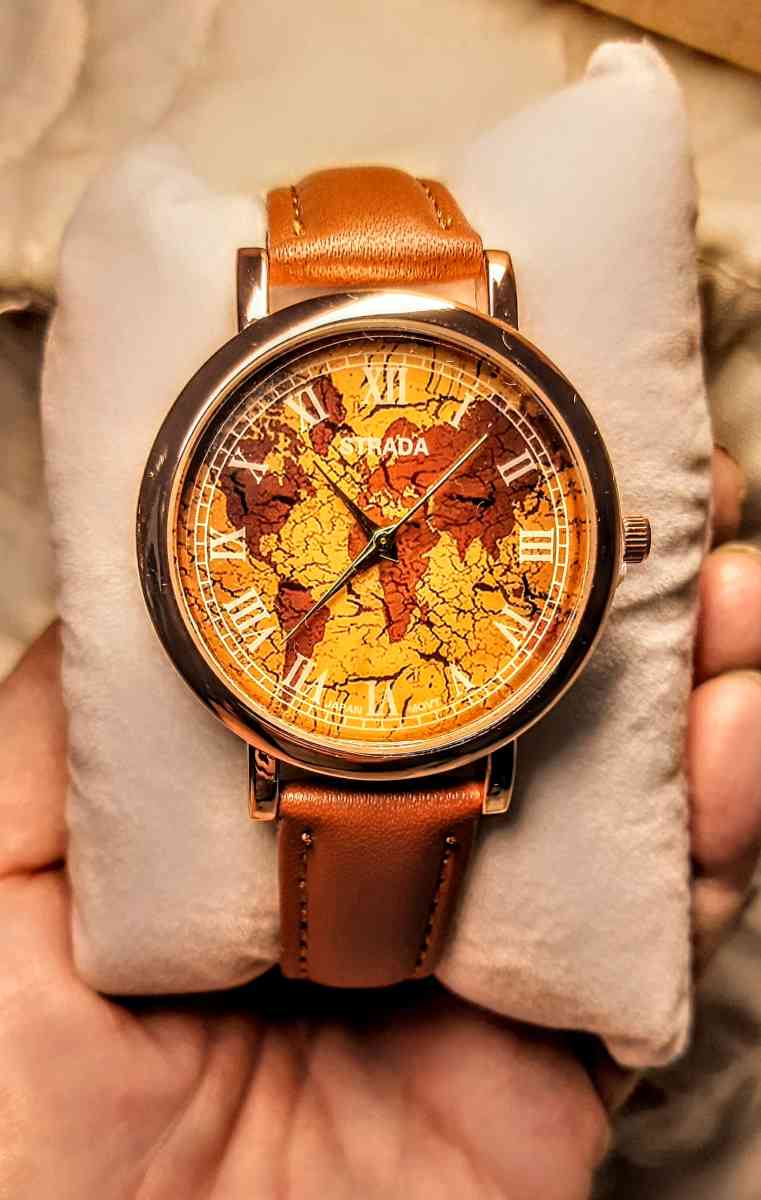 Strada World Map Watch