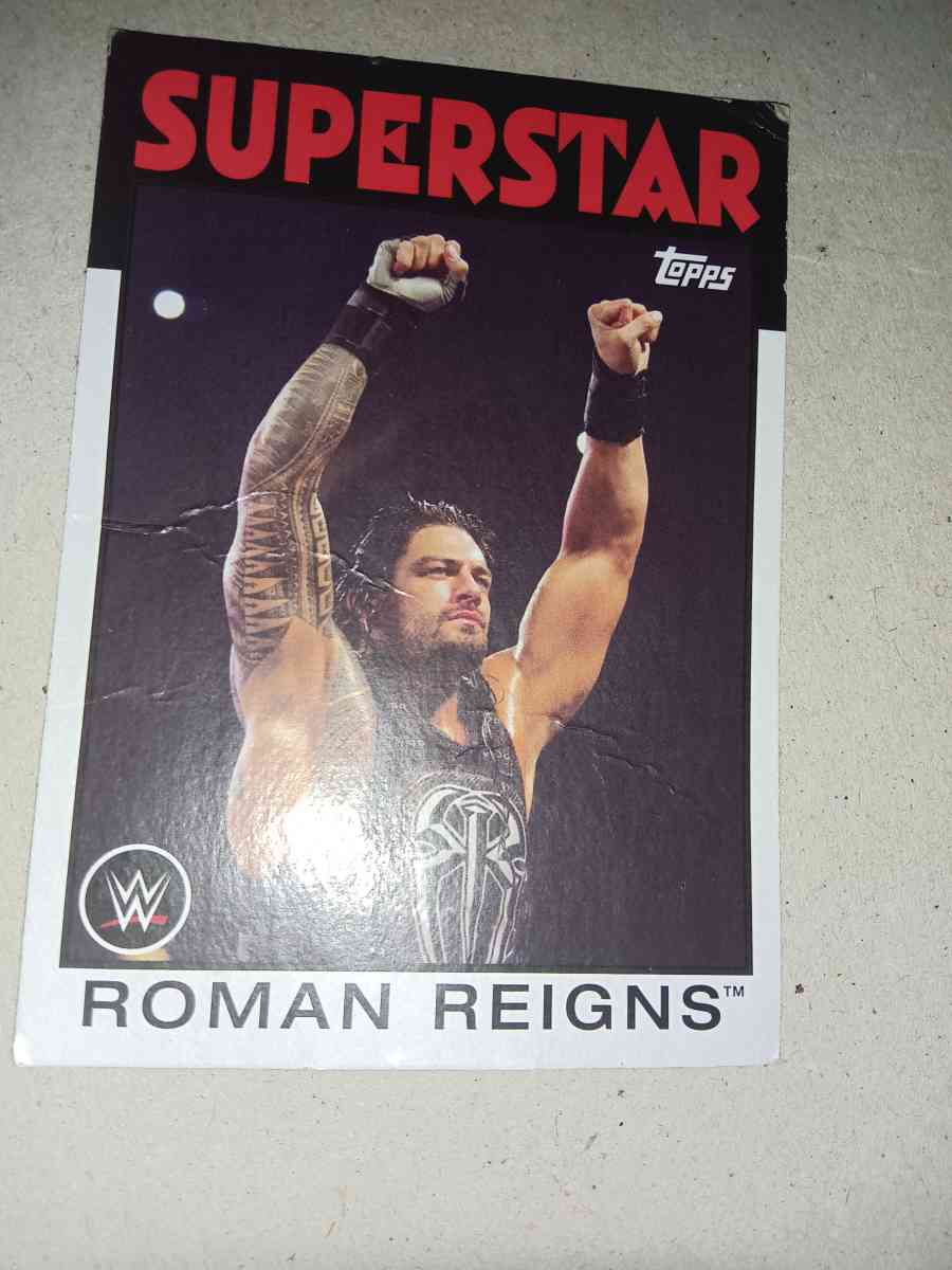 WWE trading cards