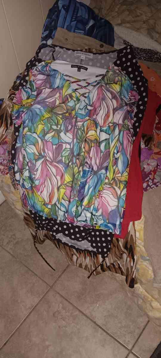 Womans large shirts 2 dollars each