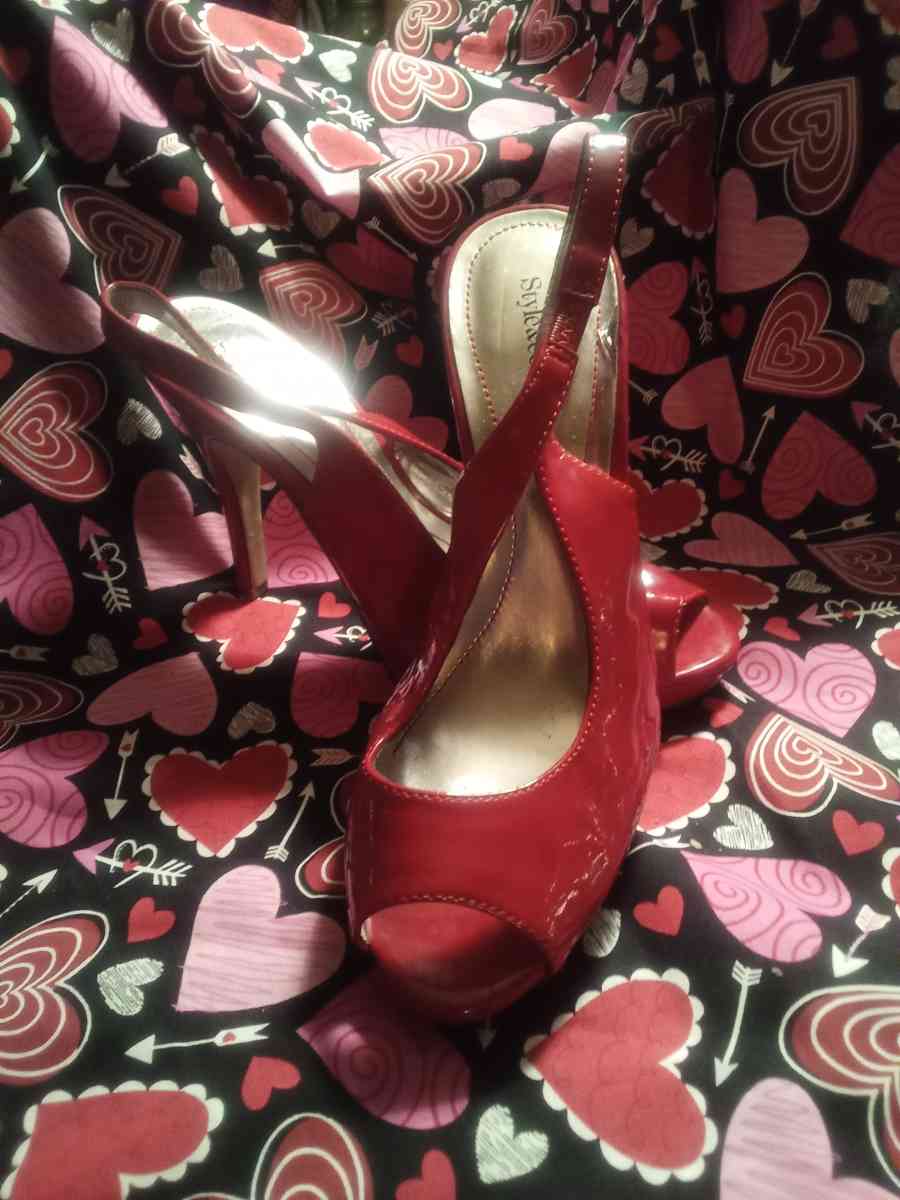 Red Patton Heels