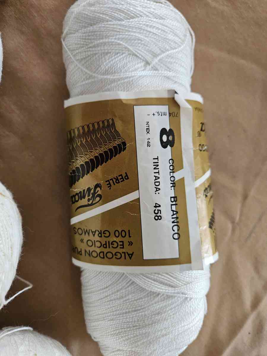 lot of crochet Thread 100 percent cotton