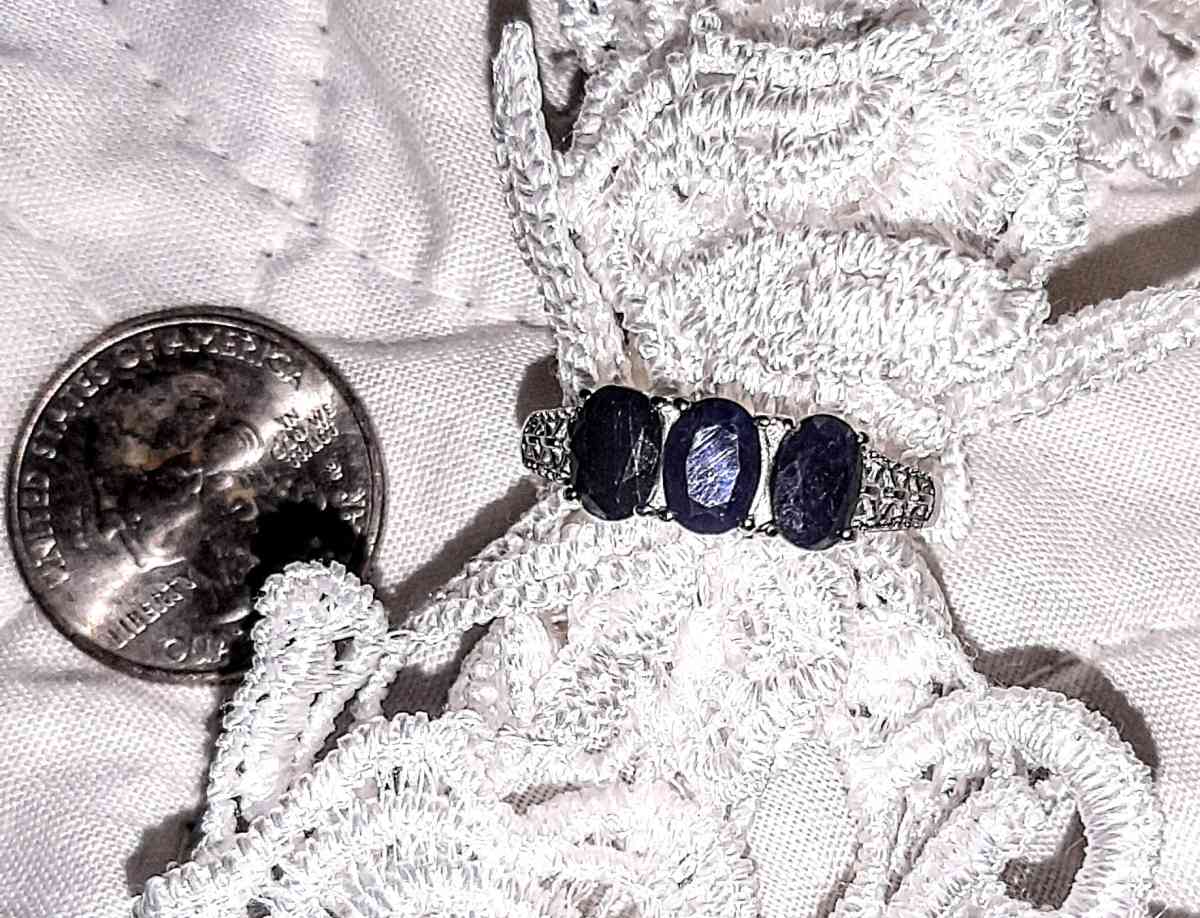 Midnight Sapphire Ring  Size 10