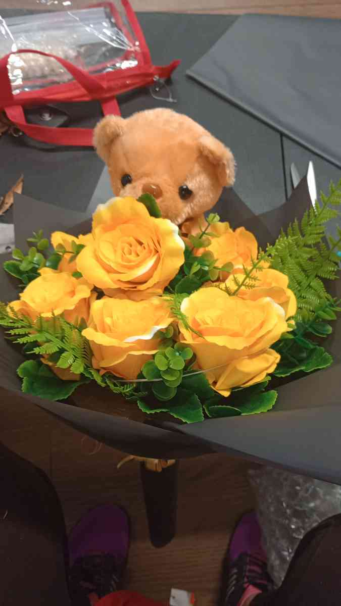 ramo rosas artificiales