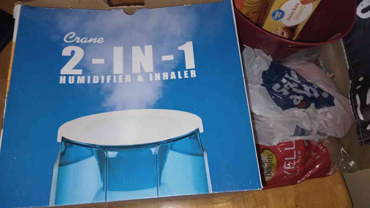 two in one warm mist humidifier and steam inhaler